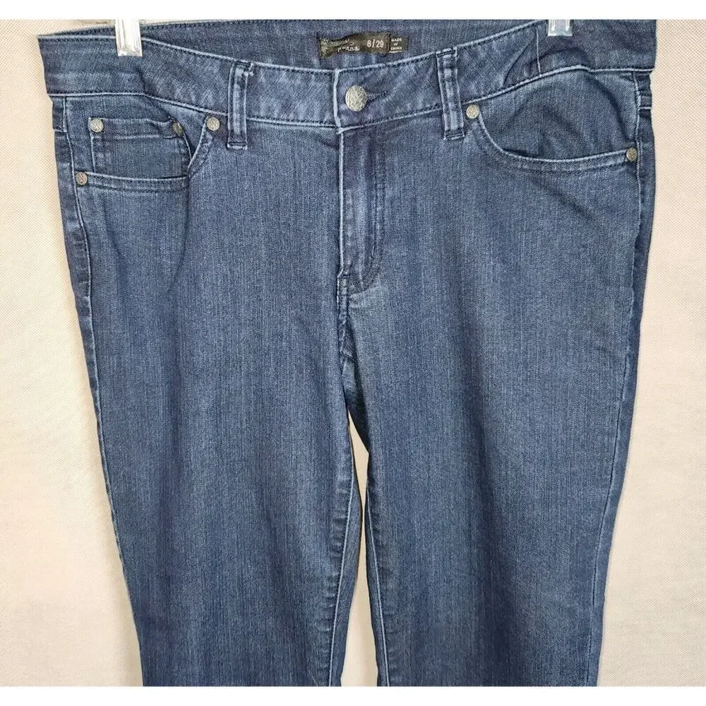 Prana Women 8/29 Skinny Jeans Denim Pants Indigo EUC